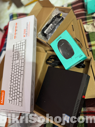 Lenovo mini pc with 18.5’’ monitor keyboard mouse full set